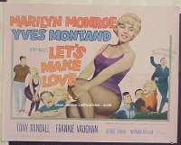 R679 LET'S MAKE LOVE 1/2sh '60 Marilyn Monroe, Montand