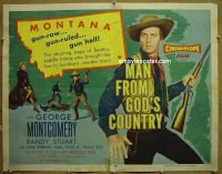 #6208 MAN FROM GOD'S COUNTRY 1/2sh '58 