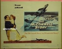 #692 McCONNELL STORY 1/2sh '55 Alan Ladd 