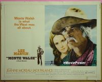 #708 MONTE WALSH 1/2sh '70 Lee Marvin,Palance 