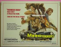 z553 MOONRUNNERS half-sheet movie poster '74 Waylon Jennings, Mitchum