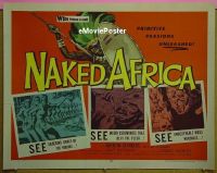 #730 NAKED AFRICA 1/2sh '57 AIP 