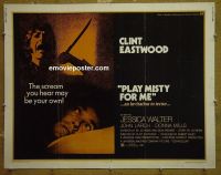#250 PLAY MISTY FOR ME 1/2sh '71 Eastwood 