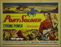 #393 PONY SOLDIER 1/2sh '52 Tyrone Power 