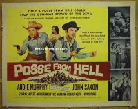 #6280 POSSE FROM HELL 1/2sh '61 Audie Murphy 