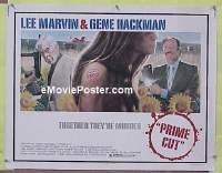 z647 PRIME CUT half-sheet movie poster '72 Lee Marvin, Gene Hackman