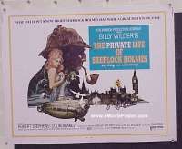 z652 PRIVATE LIFE OF SHERLOCK HOLMES half-sheet movie poster '71 Stephens
