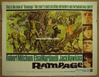 #6292 RAMPAGE 1/2sh '63 Robert Mitchum 