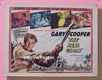 z677 REAL GLORY half-sheet movie poster R55 Gary Cooper