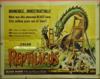 #396 REPTILICUS 1/2sh '62 giant lizard! 