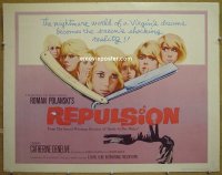 #6299 REPULSION 1/2sh '65 Polanski, Deneuve 
