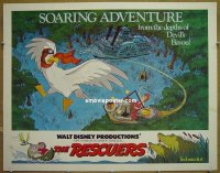 #6301 RESCUERS 1/2sh '77 Walt Disney 