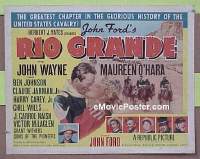 #089 RIO GRANDE B-1/2sh '50 John Wayne 
