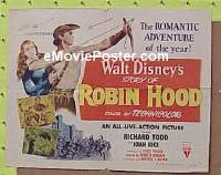 #106 STORY OF ROBIN HOOD 1/2sh '52 Disney 