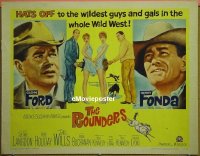 #398 ROUNDERS 1/2sh '65 Glenn Ford, Fonda 