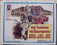 z709 SCALPHUNTERS half-sheet movie poster '68 Burt Lancaster, Davis