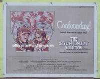z722 SEVEN-PER-CENT SOLUTION half-sheet movie poster '76 Sherlock Holmes