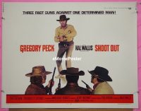 #6325 SHOOT OUT 1/2sh '71 Gregory Peck 
