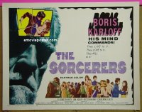 #3170 SORCERERS 1/2sh '67 Boris Karloff 