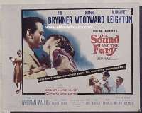 R847 SOUND & THE FURY 1/2sh '59 Yul Brynner, Woodward