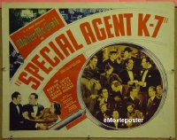 #403 SPECIAL AGENT K-7 1/2sh37 Secret Service 