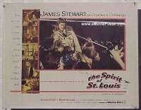 R852 SPIRIT OF ST LOUIS half-sheet '57 James Stewart