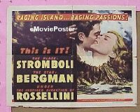 #524 STROMBOLI 1/2sh '50 Ingrid Bergman 