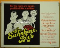#6354 SUNSHINE BOYS 1/2sh '75 Hirschfeld art! 