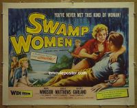 #7502 SWAMP WOMEN 1/2sh '55 Marie Windsor 