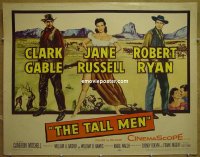 #6362 TALL MEN 1/2sh '55 Gable, Jane Russell 