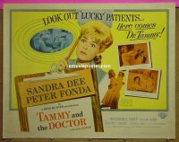 #808 TAMMY & THE DOCTOR 1/2sh '63 Dee, Fonda 