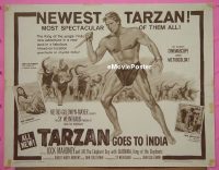 #276 TARZAN GOES TO INDIA 1/2sh '62 Mahoney 