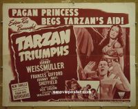 #7508 TARZAN TRIUMPHS 1/2sh R49 Weismuller 
