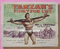 #525 TARZAN'S FIGHT FOR LIFE 1/2sh '58 Scott 