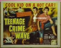 #811 TEEN-AGE CRIME WAVE 1/2sh '55 bad girls! 