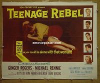 #7511 TEENAGE REBEL 1/2sh '56 Ginger Rogers 