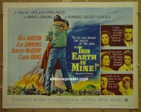 #7515 THIS EARTH IS MINE 1/2sh 59 Rock Hudson 
