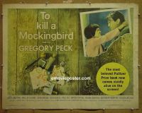 #7520 TO KILL A MOCKINGBIRD 1/2sh '63 Peck 