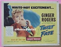 #527 TWIST OF FATE B-1/2sh '54 Ginger Rogers 