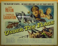 #7530 UNDER 10 FLAGS 1/2sh60 Charles Laughton 
