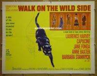 #7539 WALK ON THE WILD SIDE 1/2sh 62 Fonda 