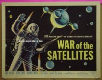 #3199 WAR OF THE SATELLITES 1/2sh '58 Corman 