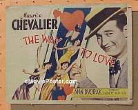 #028 WAY TO LOVE B-1/2sh 33 Maurice Chevalier 