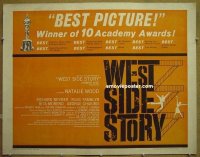 #6405 WEST SIDE STORY 1/2sh '62 Natalie Wood 