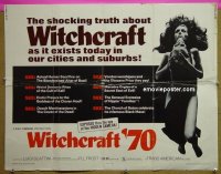 #7013 WITCHCRAFT '70 1/2sh '70 Satanism! 