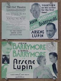 #053 ARSENE LUPIN herald '32 Barrymore 