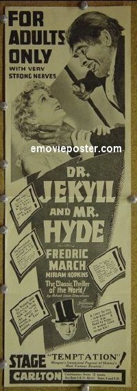 #2531 DR JEKYLL & MR HYDE herald '31 March 
