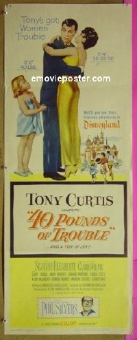 #6405 40 POUNDS OF TROUBLE insert '63 Curtis 