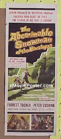 ABOMINABLE SNOWMAN OF THE HIMALAYAS insert