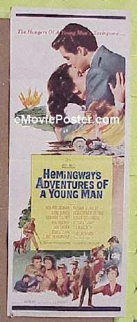 #302 ADVENTURES OF A YOUNG MAN insert '62 